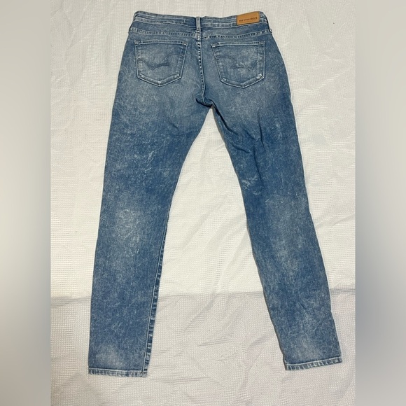 Big Star 1974 Alex Skinny Distressed Blue Denim Jeans Size 29 - Picture 9 of 14